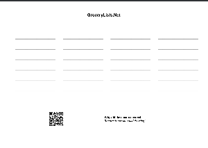printable grocery list, landscape mode, 4 columns for easy grocery shopping for a streamlined shopping experience, the customizable templates make meal planning a breeze, saving you time and ensuring you never miss an item, download and print your tailored grocery list from the comfort of home, simplify your shopping, stay organized, and conquer the supermarket with ease, get your free printable grocery lists now and revolutionize the way you shop